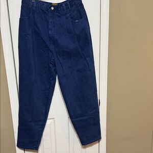 Jaclyn Smith Women's Navy Blue Chinos